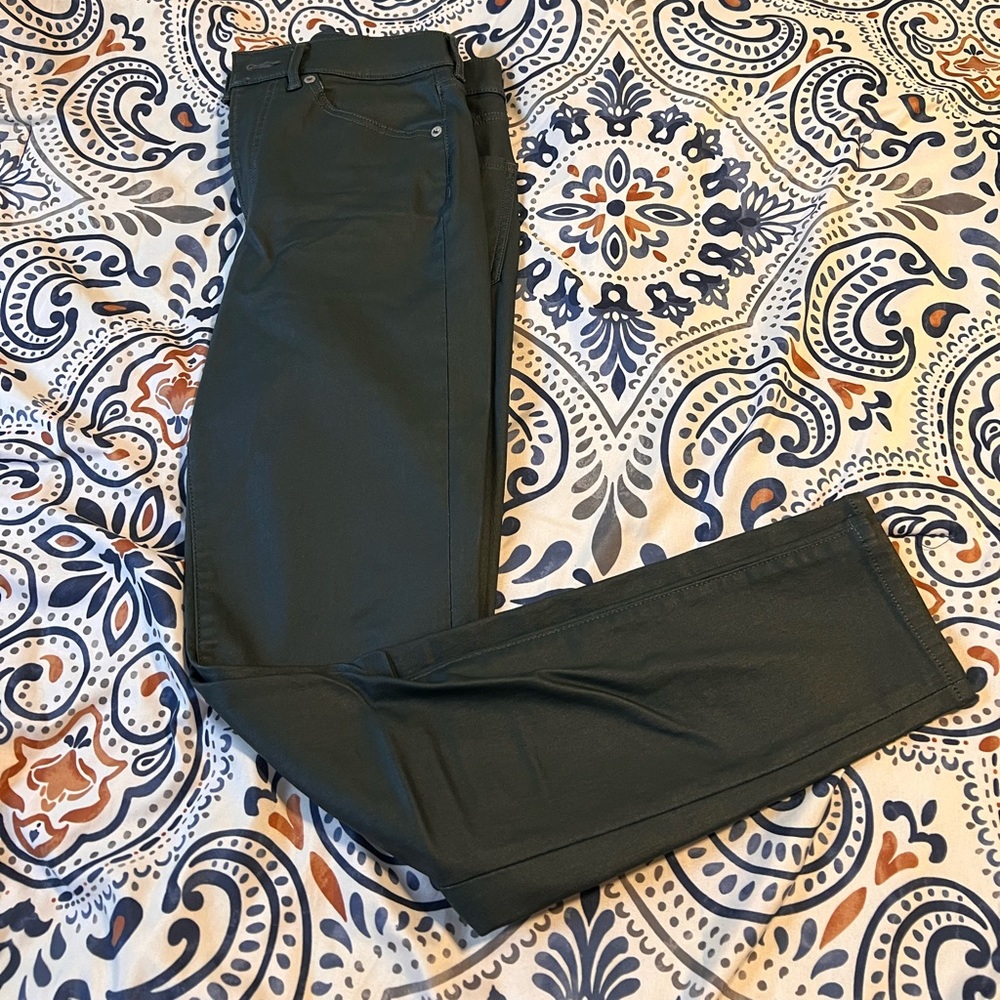 Skinny Super High Rose Coated Jeans